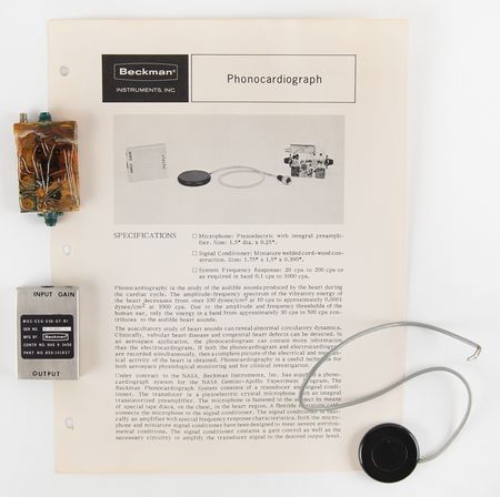 Lot #7077 Project Gemini EEG (Brain) and PCG (Heart) Hardware Developed for the 'Inflight Sleep Analysis' Experiment - Image 5