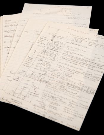 Lot #7412 Saturn V Technical Notes and Diagrams -