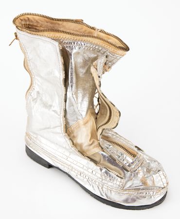 Lot #7025 B. F. Goodrich Modified Mark IV Pressure Suit Boot - Marked 