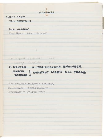 Lot #7434 Don Puddy's Apollo 11 Lunar Module Flight Status Record Book - Image 2