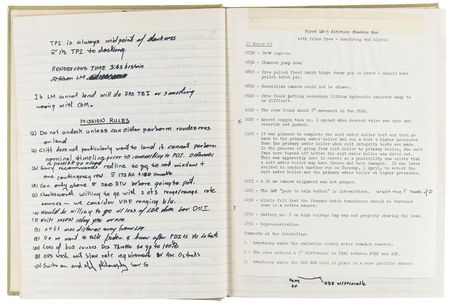 Lot #7434 Don Puddy's Apollo 11 Lunar Module Flight Status Record Book - Image 5