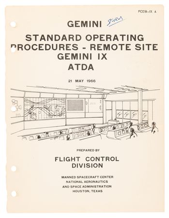 Lot #7446 Don Puddy's Project Gemini Flight Controller Binder with (5) NASA Manuals - Image 10