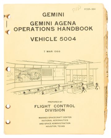 Lot #7446 Don Puddy's Project Gemini Flight Controller Binder with (5) NASA Manuals - Image 6