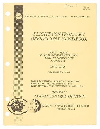 Lot #7446 Don Puddy's Project Gemini Flight Controller Binder with (5) NASA Manuals - Image 8