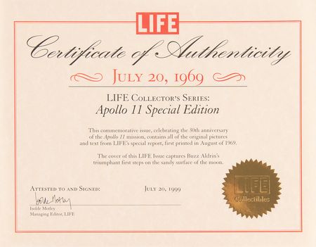 Lot #7157 Buzz Aldrin Signed Life Magazine - Special 30th Anniversary Edition - Image 3