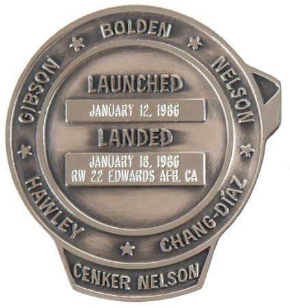 Lot #7463 ST-61-C Flown Robbins Medallion - Image 2