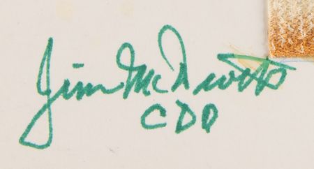 Lot #7114 Apollo 9 Flown Cue Card Signed by Jim McDivitt - From the Personal Collection of Jim McDivitt - Image 3