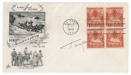 Lot #7562 Yuri Gagarin Signed First Day Cover