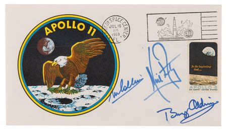 Lot #7135 Apollo 11 Signed 'Type 3' Insurance