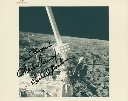 Lot #7206 Apollo 12 Crew-Signed Photograph