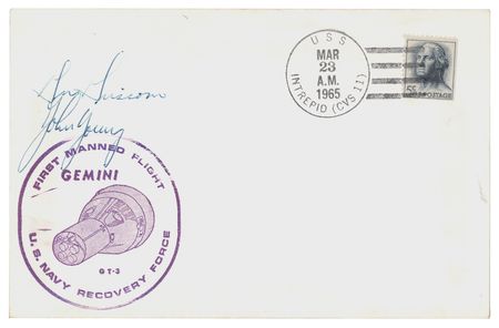 Lot #7055 Gemini 3 Crew-Signed Recovery Cover