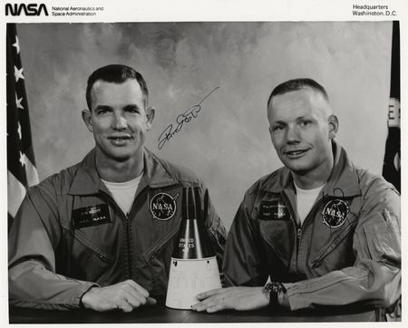 Lot #7062 Gemini 8 Crew-Signed Photograph