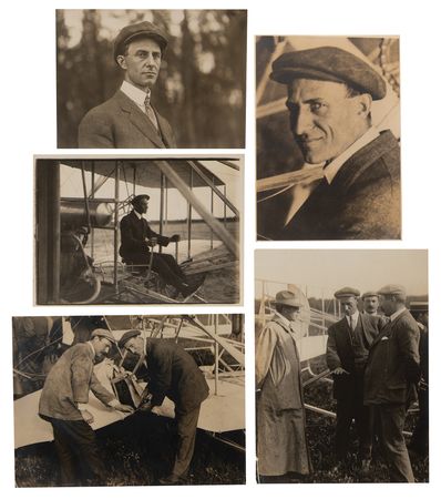 Lot #7005 Wilbur Wright in France: Archive of (15) Original Photographs (c. 1908) - Image 2