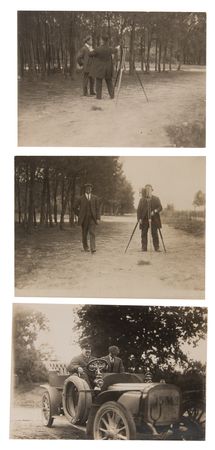 Lot #7005 Wilbur Wright in France: Archive of (15) Original Photographs (c. 1908) - Image 4