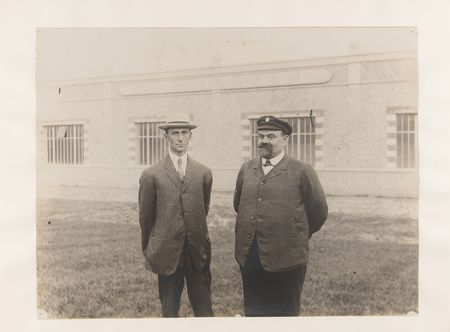 Lot #7016 Wilbur Wright and Léon Bollée Original Photograph - Image 1