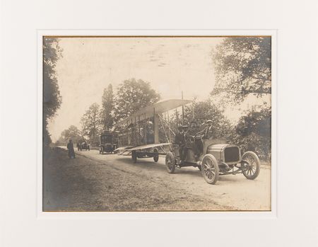 Lot #7017 Wilbur Wright and Léon Bollée Original Photograph - Image 2