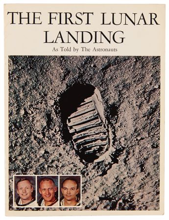 Lot #7193 Neil Armstrong Signed Apollo 11 Commemorative Booklet - The First Lunar Landing, As Told by the Astronauts - Image 2