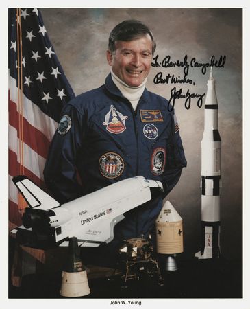 Lot #7476 John Young Signed Photograph