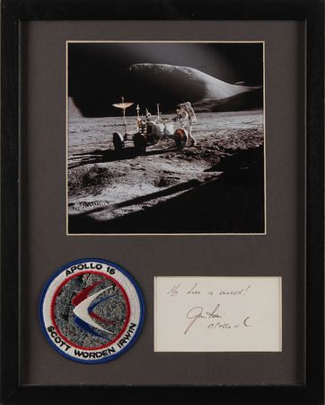 Lot #7351 Jim Irwin Signature