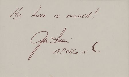 Lot #7351 Jim Irwin Signature - Image 2