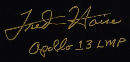 Lot #7260 Fred Haise and Jack Lousma Oversized Signed Photograph - Image 2