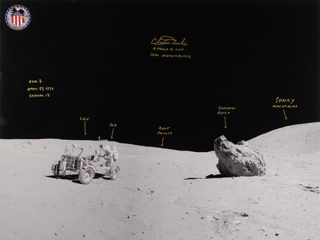 Lot #7363 Charlie Duke Oversized Signed and