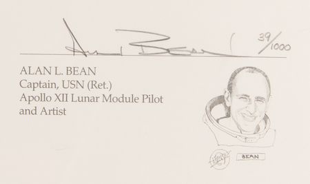 Lot #7208 Apollo 12 Signed Lithograph - 'The Fantasy' (Ltd. Ed. #39/1000) - Image 4