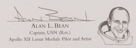 Lot #7209 Apollo 12 Signed Lithograph - 'Kissing the Earth' (Ltd. Ed. #472/650) - Image 3