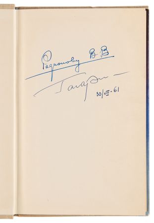 Lot #7561 Yuri Gagarin Signed Book - The Road to Space - Image 4