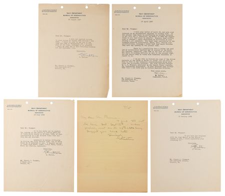 Lot #7009 Hindenburg Correspondance Archive with (20+) Letters from Airship Notables like Lakehurst’s Charles E. Rosendahl and Zeppelin’s Hugo Eckener - Image 14