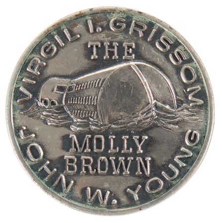 Lot #7069 Gemini 3 Flown Fliteline Medallion