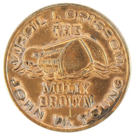 Lot #7064 Gemini 3 Flown Gold-Plated Fliteline