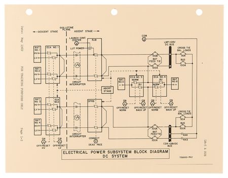 Lot #7182 Apollo 11 Lunar Module Grumman Electrical Power Subsystem Study Guide - Image 3