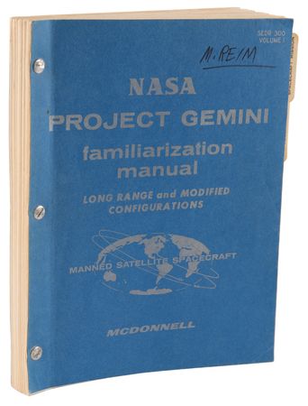 Lot #7079 Project Gemini Familiarization Manual - 'Long Range and Modified Configurations' - Image 1