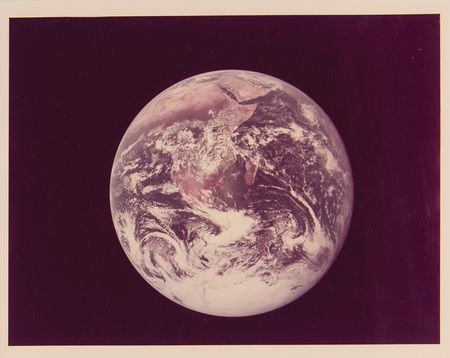 Lot #7409 NASA Original Vintage 'Earth' Photograph - Image 1