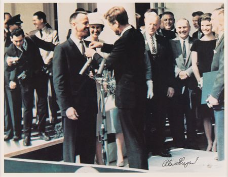 Lot #7050 Alan Shepard Signed Photograph (Ltd. Ed.