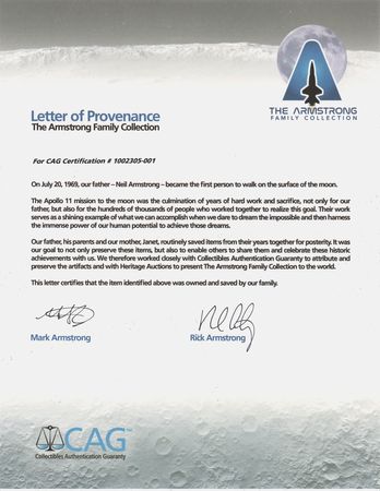 Lot #7195 Neil Armstrong's Apollo 11 Launch Day Cover - Image 2