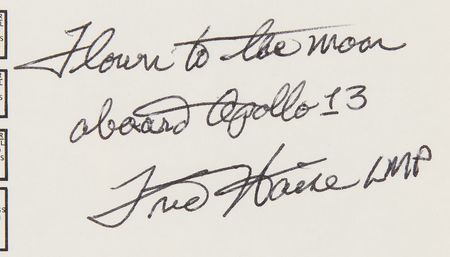 Lot #7231 Apollo 13 Flown Power Distribution Flow Chart - Signed and Flight-Certified by Fred Haise and James Lovell - Image 3