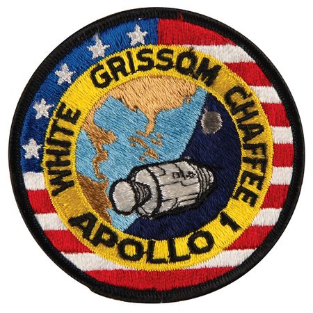 Lot #7087 Gus Grissom's Apollo 1 Crew Patch Presented to Deke Slayton - Image 1