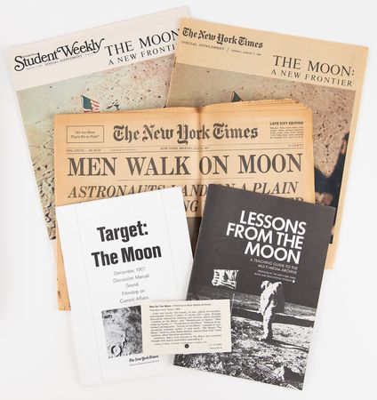 Lot #7407 Man on the Moon Multi-Media Archive (The New York Times) - Image 3