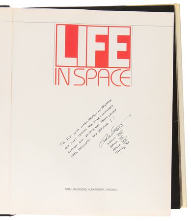 Lot #7353 Dave Scott Signed Book - Life In Space - Image 4