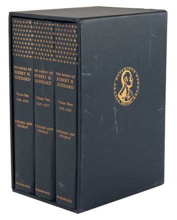 Lot #7497 Robert H. Goddard Complete Three-Volume Book Set - The Papers of Robert H. Goddard - Image 5