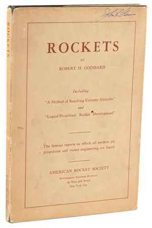 Lot #7496 Robert H. Goddard: First Edition of Rockets (1946) - Image 1
