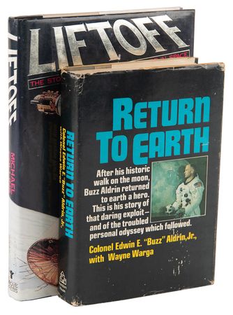 Lot #7166 Buzz Aldrin and Michael Collins (2) Signed Books - Image 1