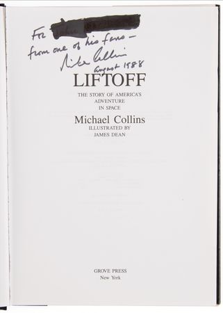 Lot #7166 Buzz Aldrin and Michael Collins (2) Signed Books - Image 3