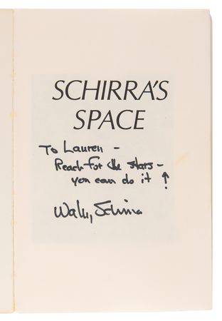 Lot #7391 Apollo Astronauts (4) Signed Books - Cunningham, Lovell, Schirra, and Worden - Image 2