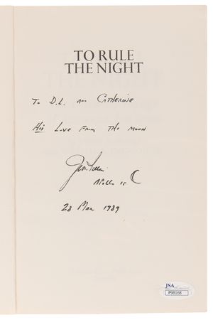 Lot #7395 Moonwalkers (3) Signed Books - Cernan, Irwin, and Shepard - Image 2