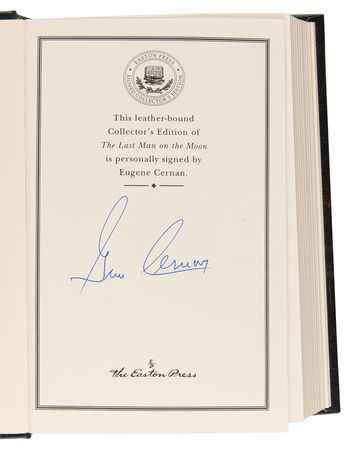 Lot #7395 Moonwalkers (3) Signed Books - Cernan, Irwin, and Shepard - Image 4