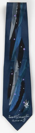 Lot #7034 Scott Carpenter Signed Necktie