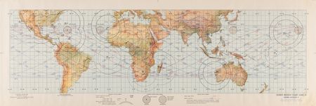 Lot #7075 Gemini 8 Mission Chart